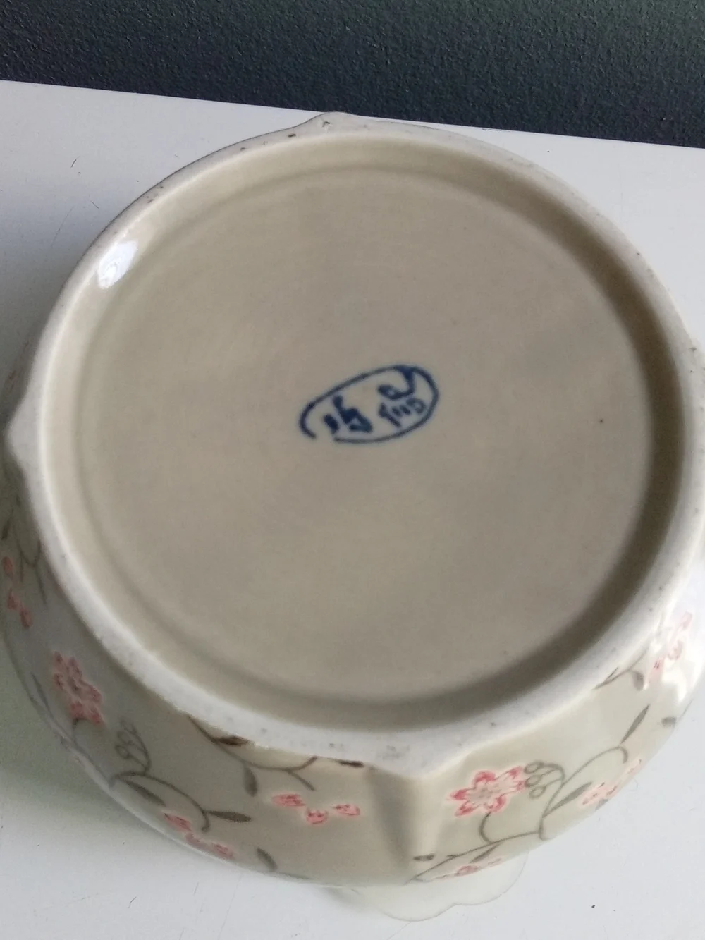Ceramic Floral Storage Bowl with Vented Lid Pink Cherry Blossom Microwave‎ Safe